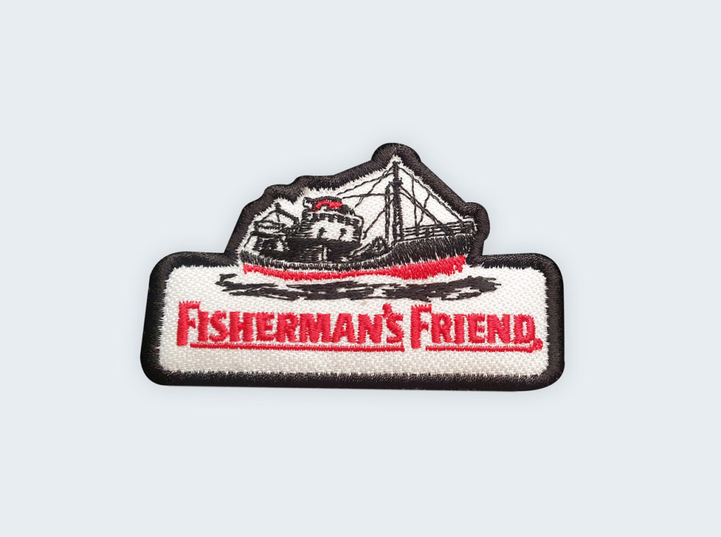 Fishermans Friend Logo Stick Textilien