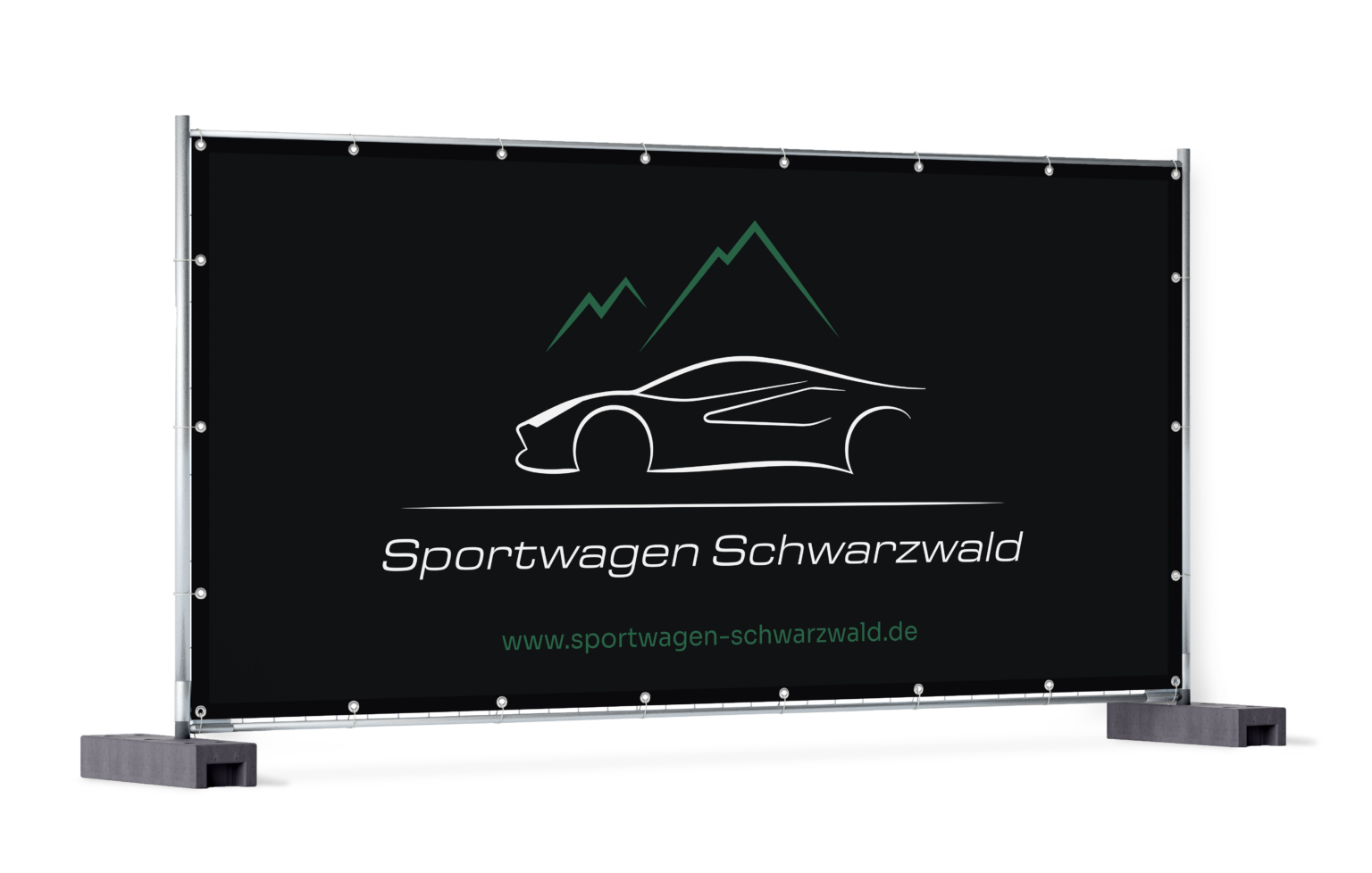 Ideenschmiede Portfolio - Sportwagen Schwarzwald Banner