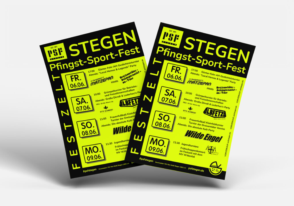 PSF-Stegen-Plakat